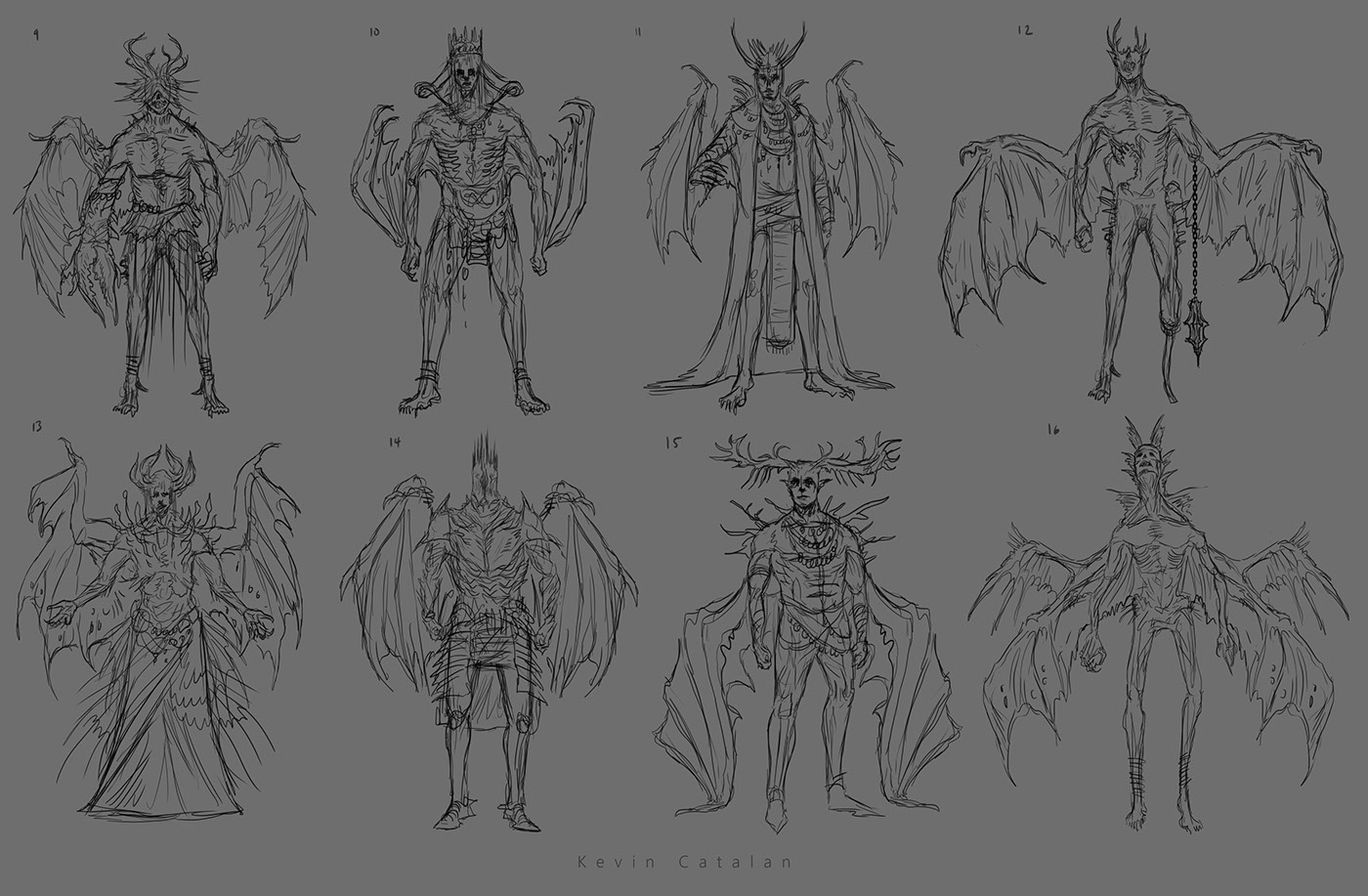 higher vampire concept art gothic dark souls Bloodborne Creature Design Vampires fantasy