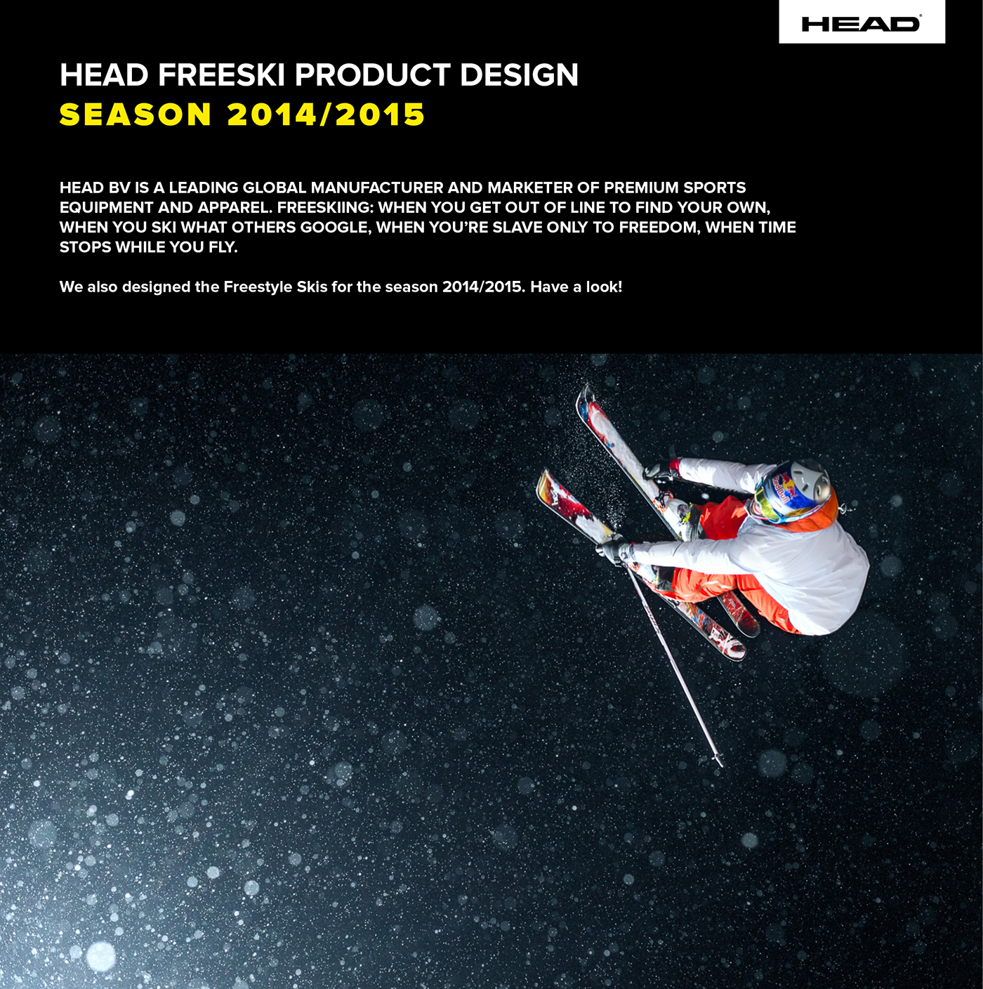 head skiing freeski skidesign Jon Olson line Skiing Product product design 