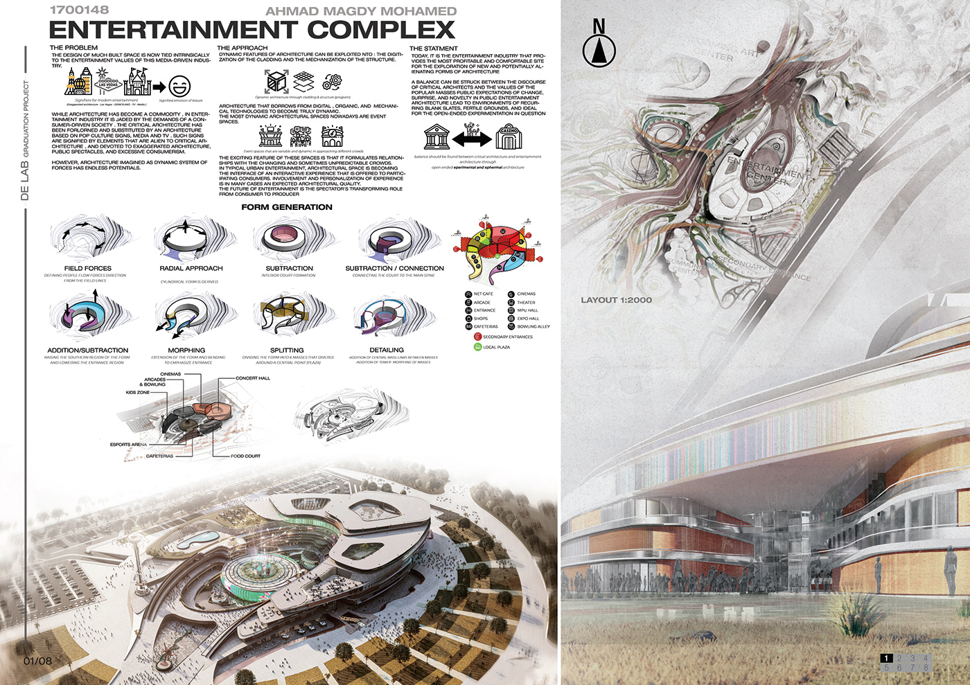 3D 3d modeling architecture archviz CGI Entertainment exterior Render Rhino visualization