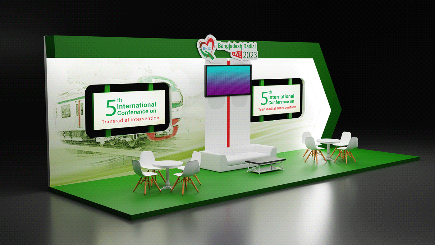 Event Event Design STAGE DESIGN Photobooth gate 3d animation blender corporate visual identity Conference design
