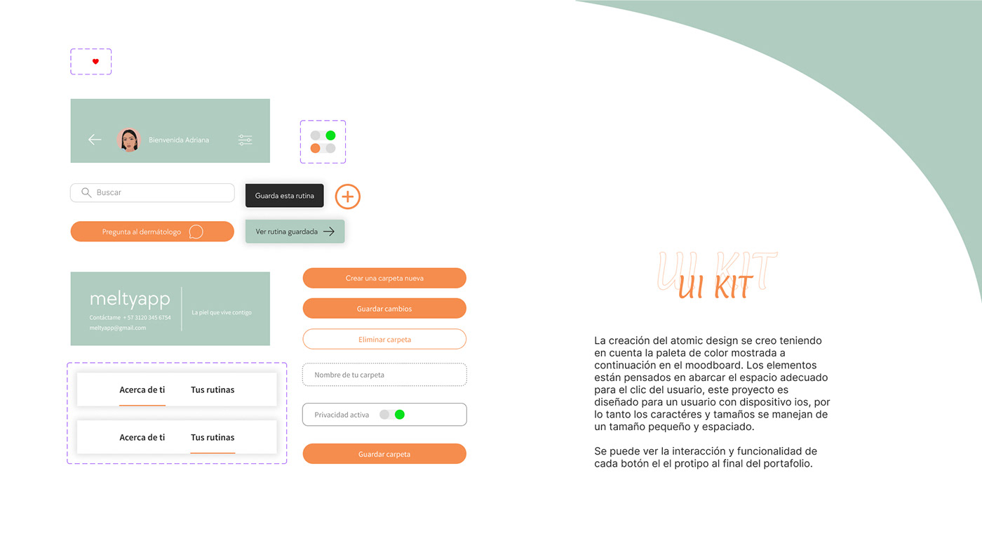 application Diseño web figma design figma ui research skincare user experience user testing UX UI DESign