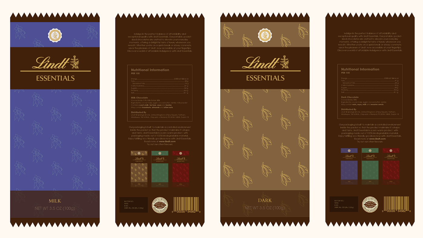 brand strategy brand identity Packaging Lindt chocolate branding 