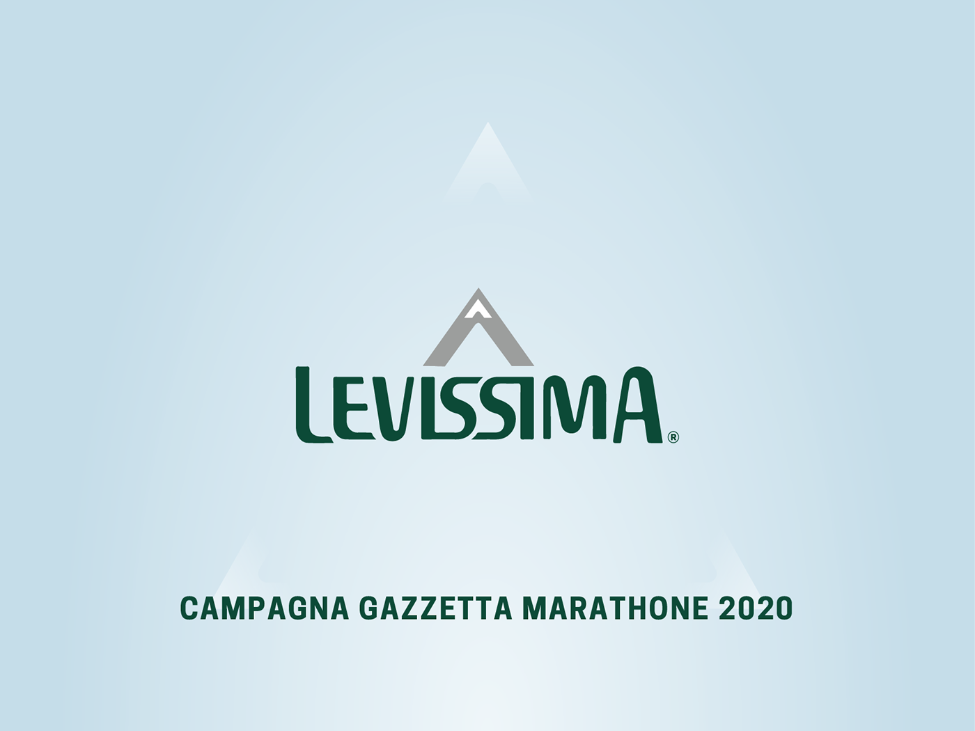 ADV Campagna stampa campaign digital Levissima Marathon ped print copywriting  post