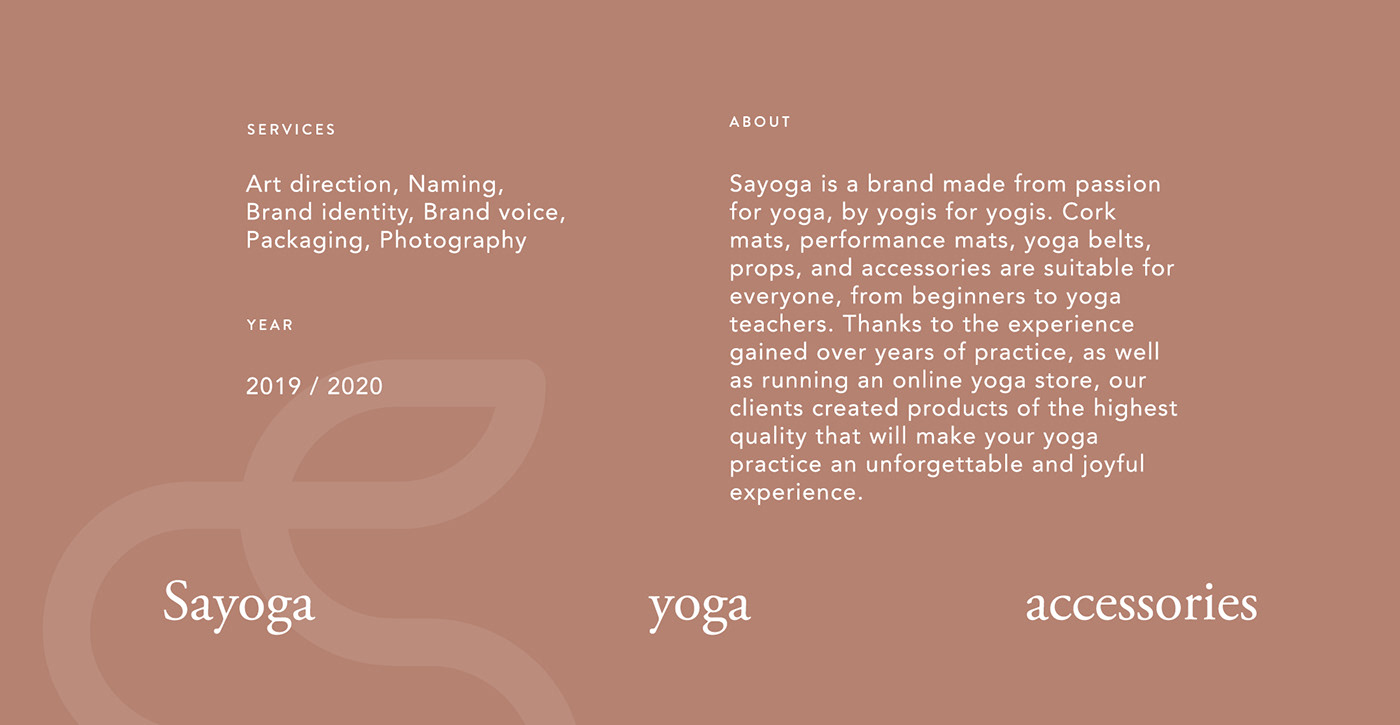 accessories branding  design logo mat minimal modern Packaging Yoga