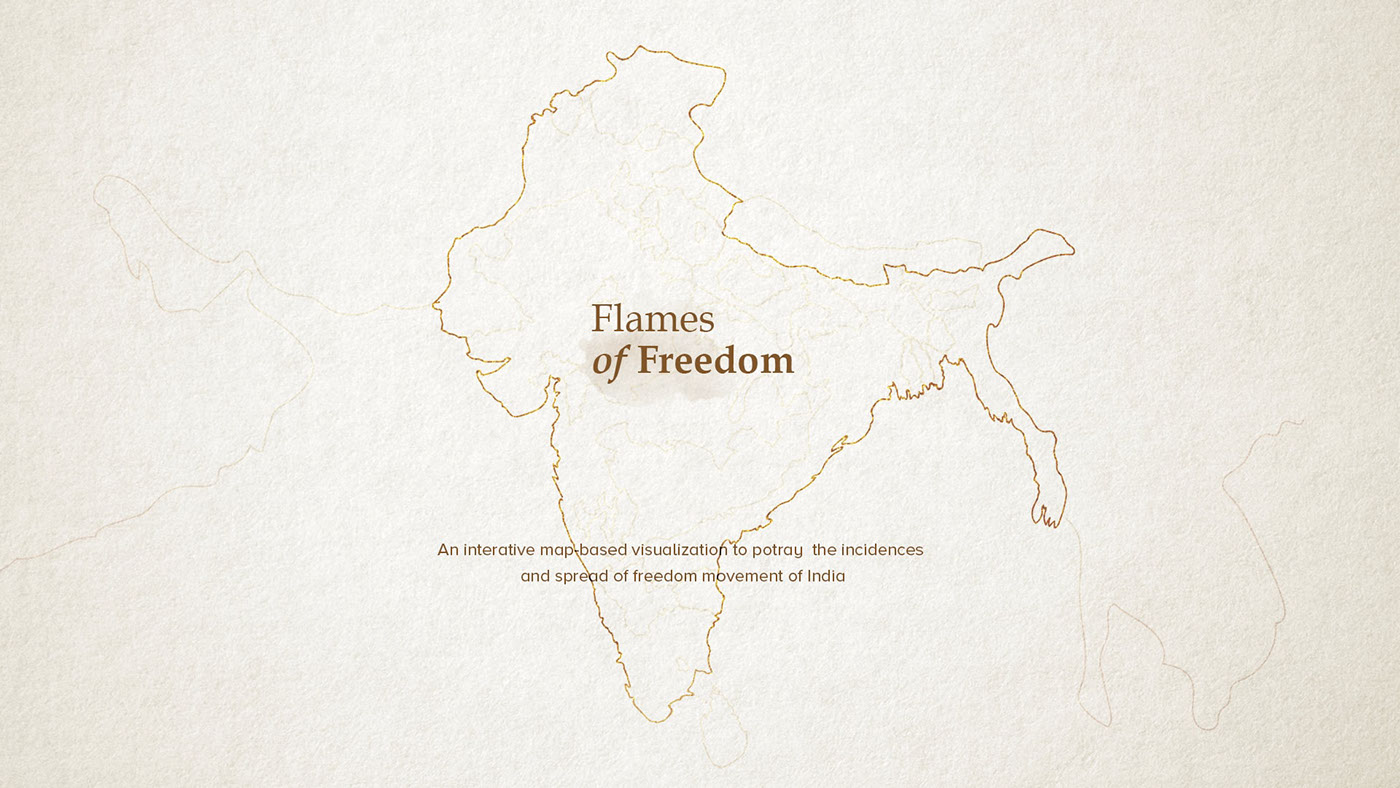 Indian freedom movement narrative cartography freedom struggle