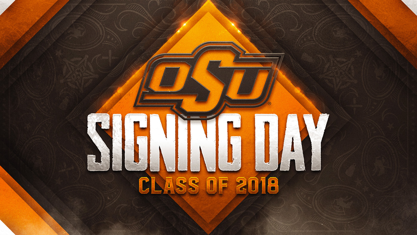 Oklahoma State Football Signing Day Graphics on Behance