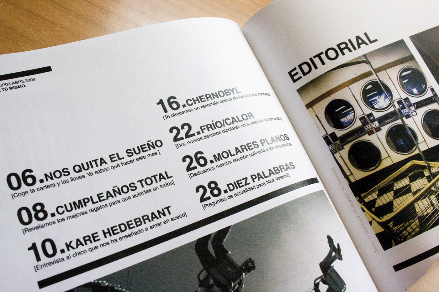 diseño gráfico Diseño editorial backup magazine