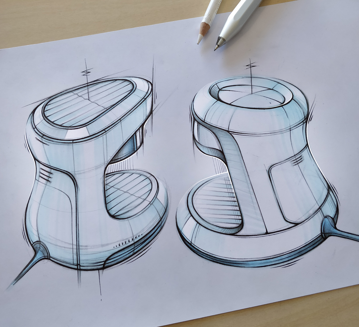 illustrate Illustrator pen pencil sketch sketching technisch visualize zeichner Zeichnung