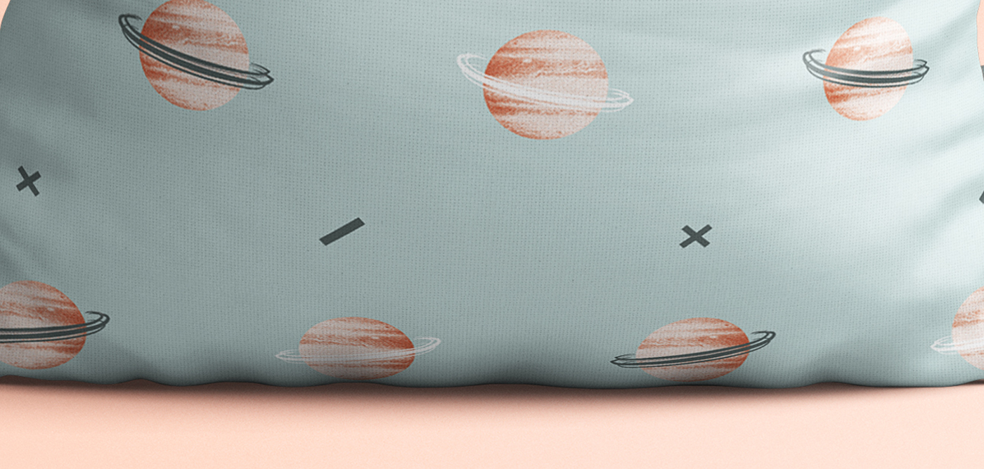 pattern texture Fashion  textile giraffe lemon planet pillow pattern design  graphic