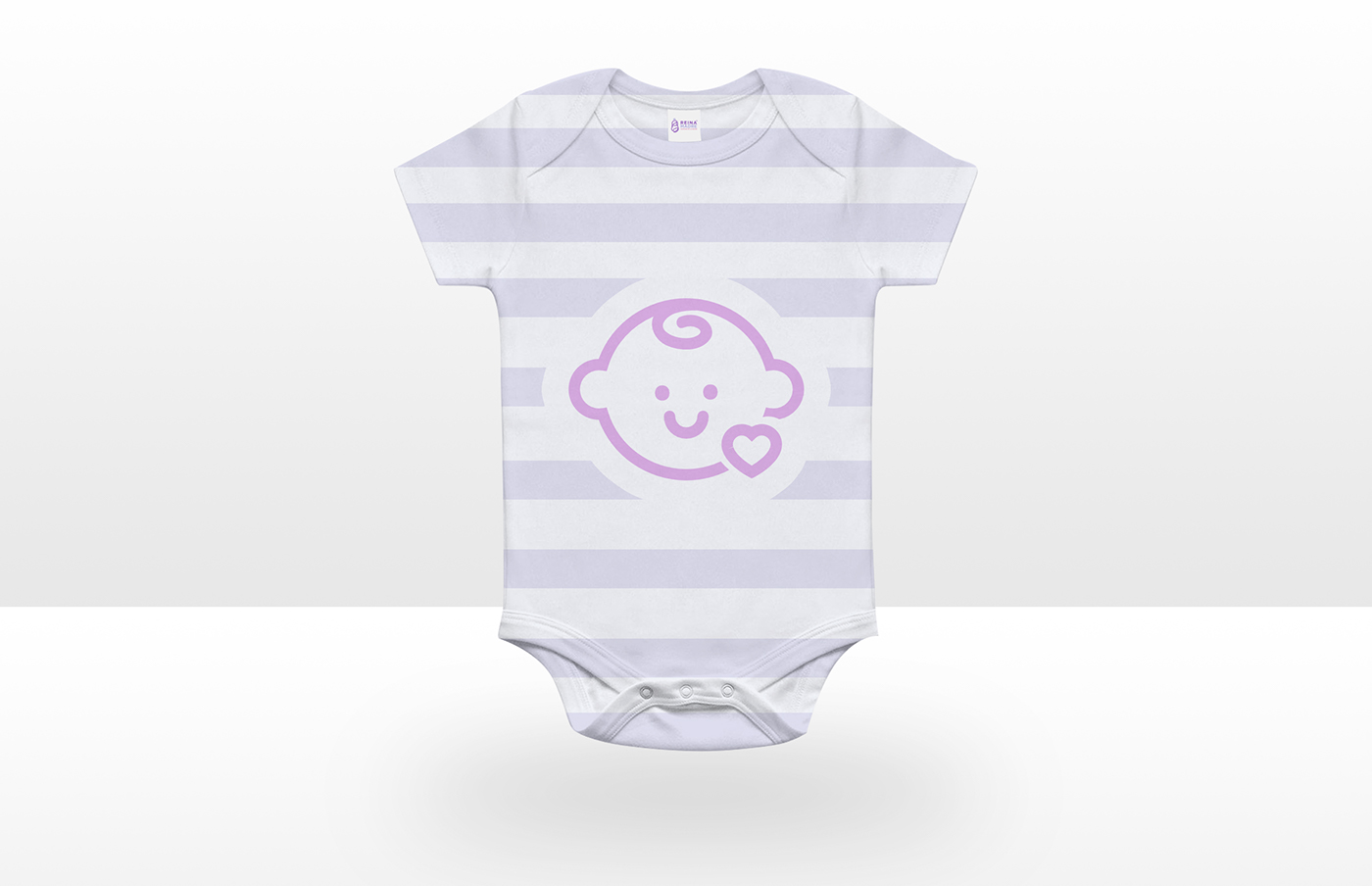 baby Mockup bodysuit logo design Clothing newborn Icon Fashion 
