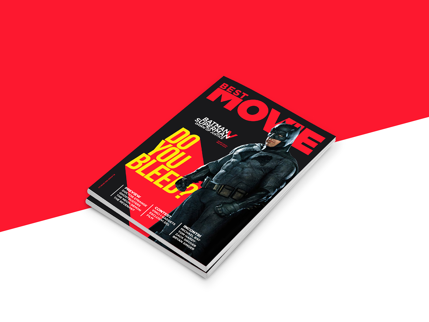 Ben Affleck henry cavill best movie batman v superman iphone Mockup magazine movie RESTYLING