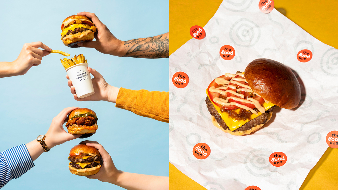 branding  brand identity Logo Design Photography  vibrant modern burger Food  restaurant visual identity