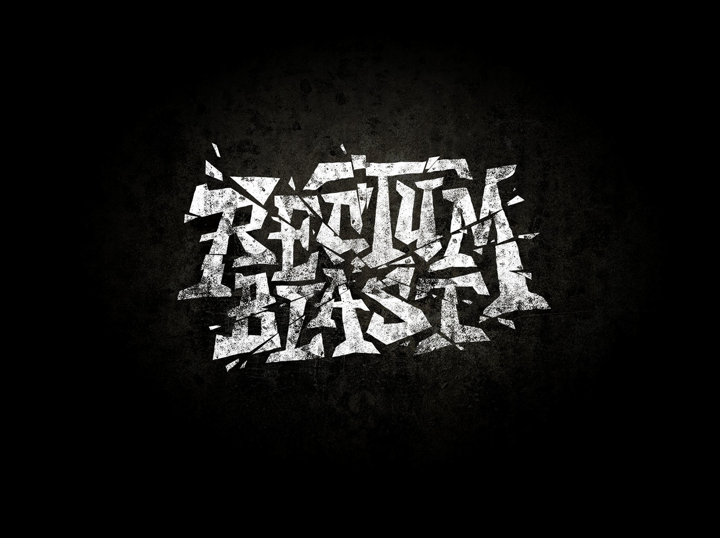 trash metal logo identity rock