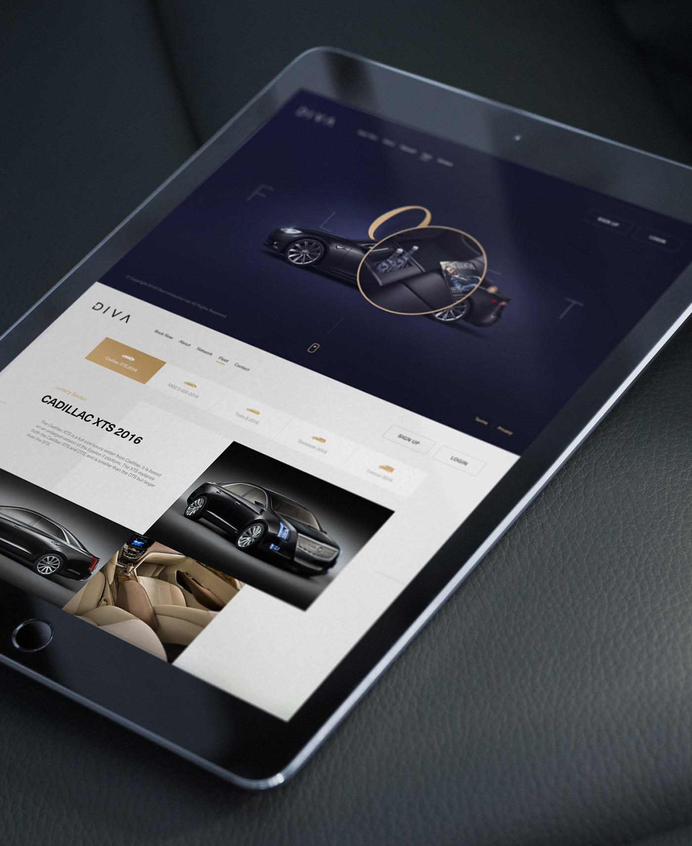 automotive   Booking Travel luxury Vip Website design car
