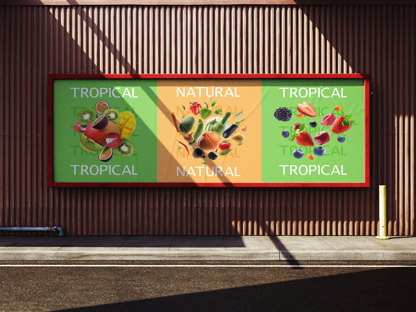 Social media post Social Media Design Advertising  online store online shopping fruits and vegetables Food  Socialmedia ads Mobile App Social Media