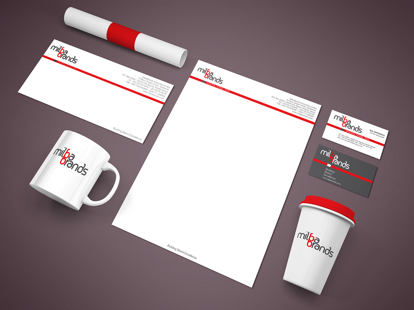 logodesign mockups milbabrands businesscards