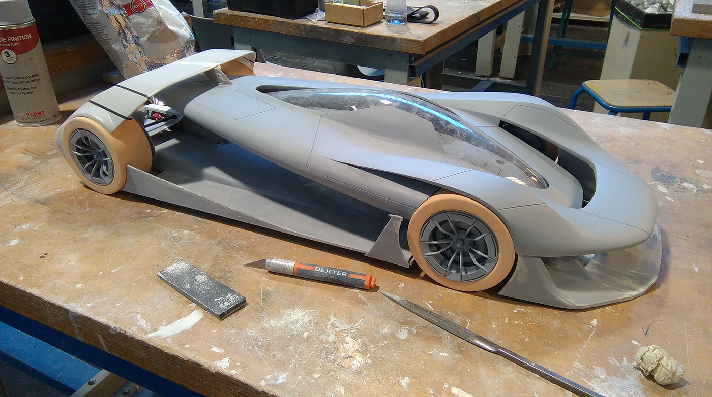 concept car mAns 24h michelin challenge futurist race mercedes lmp