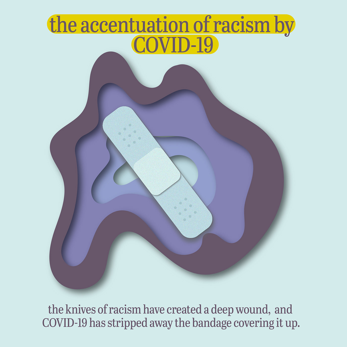 Band-Aid black live matter instagram paper racism segregation wound