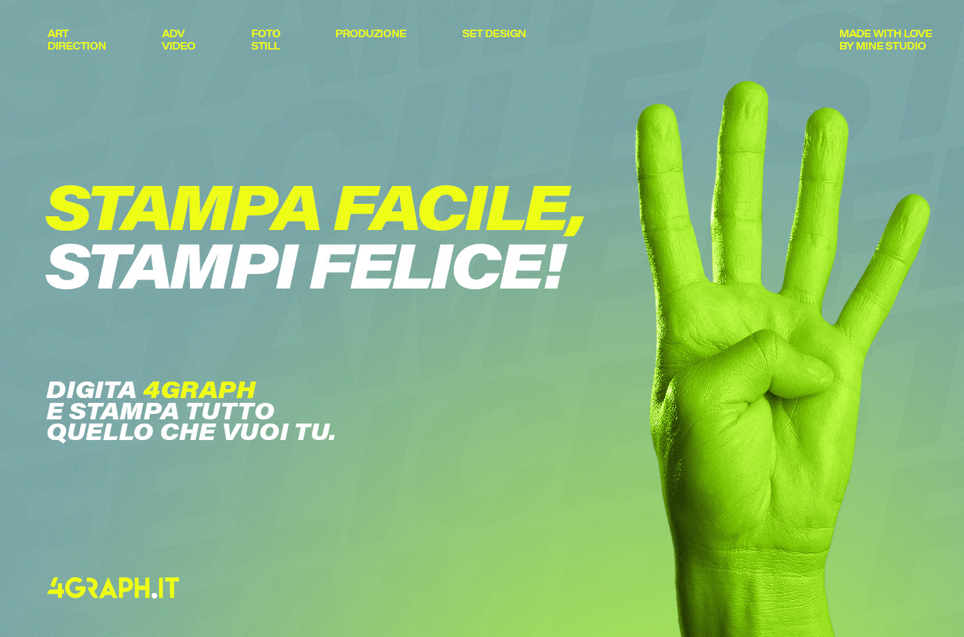 campaign online press print video visual effect Advertising  green pubblicita stampa online