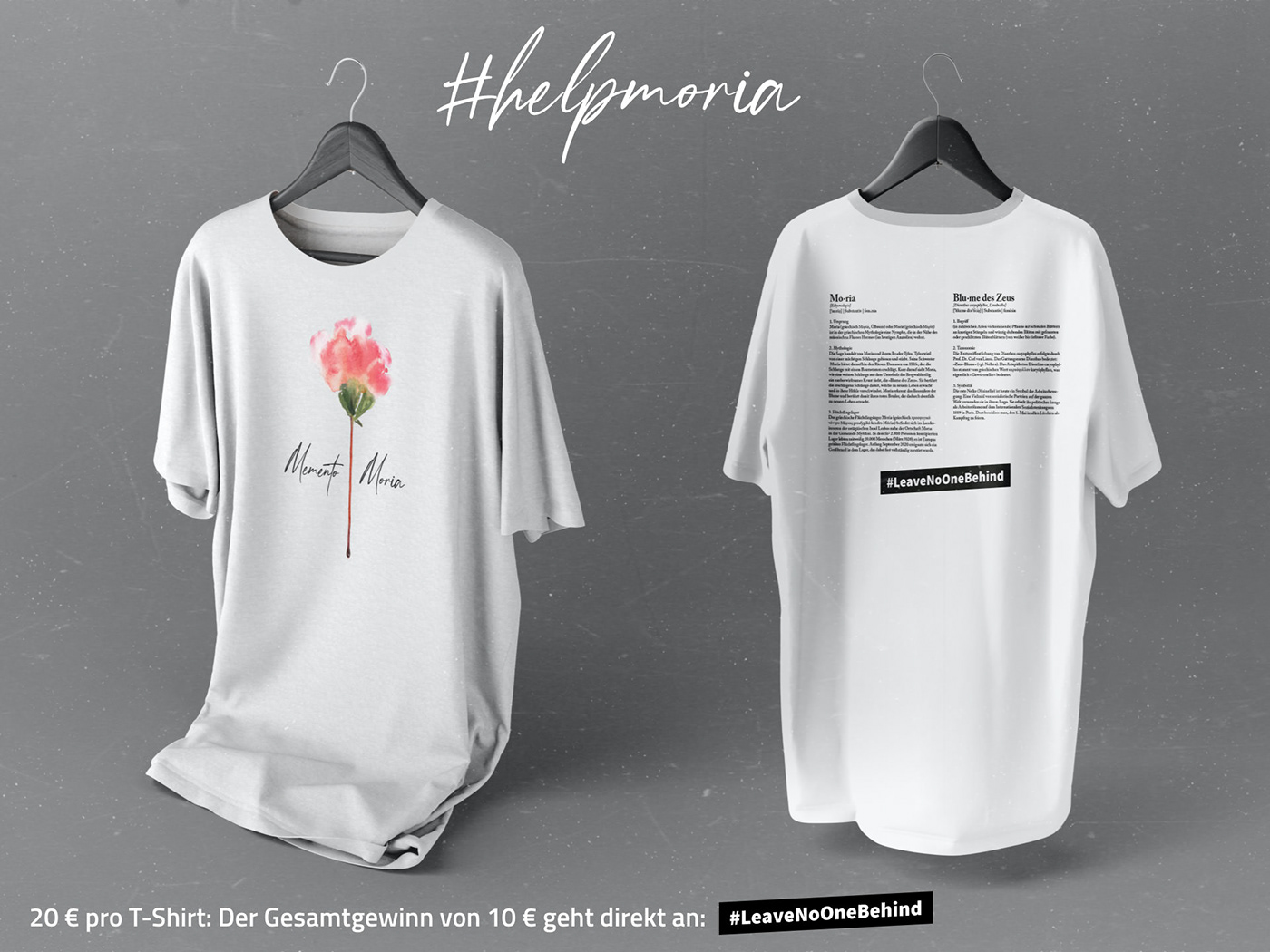 blood Clothing flower fundraising help leavenoonebehind2020 moria Refugees shop t-shirt
