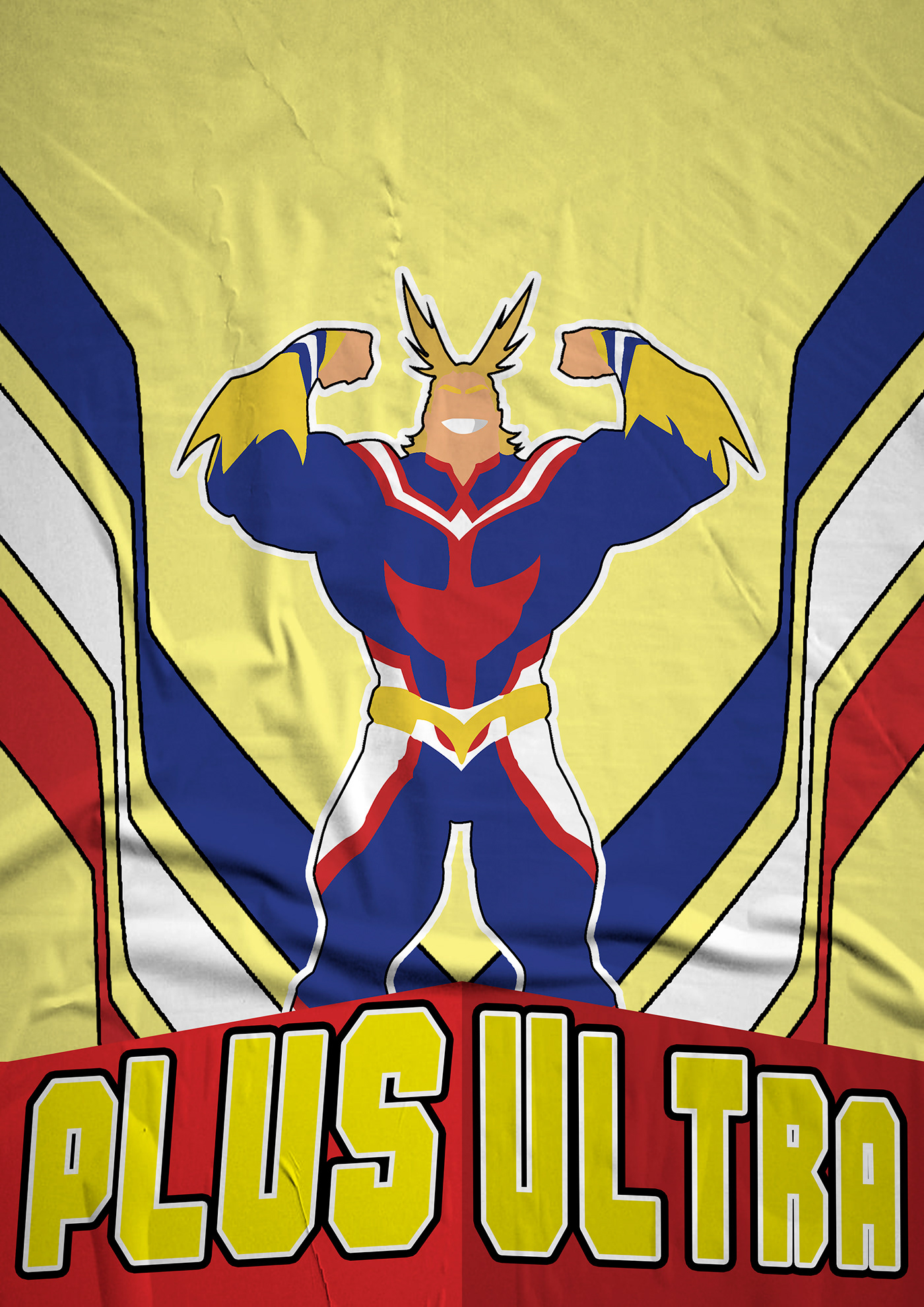 all might my hero academia poster