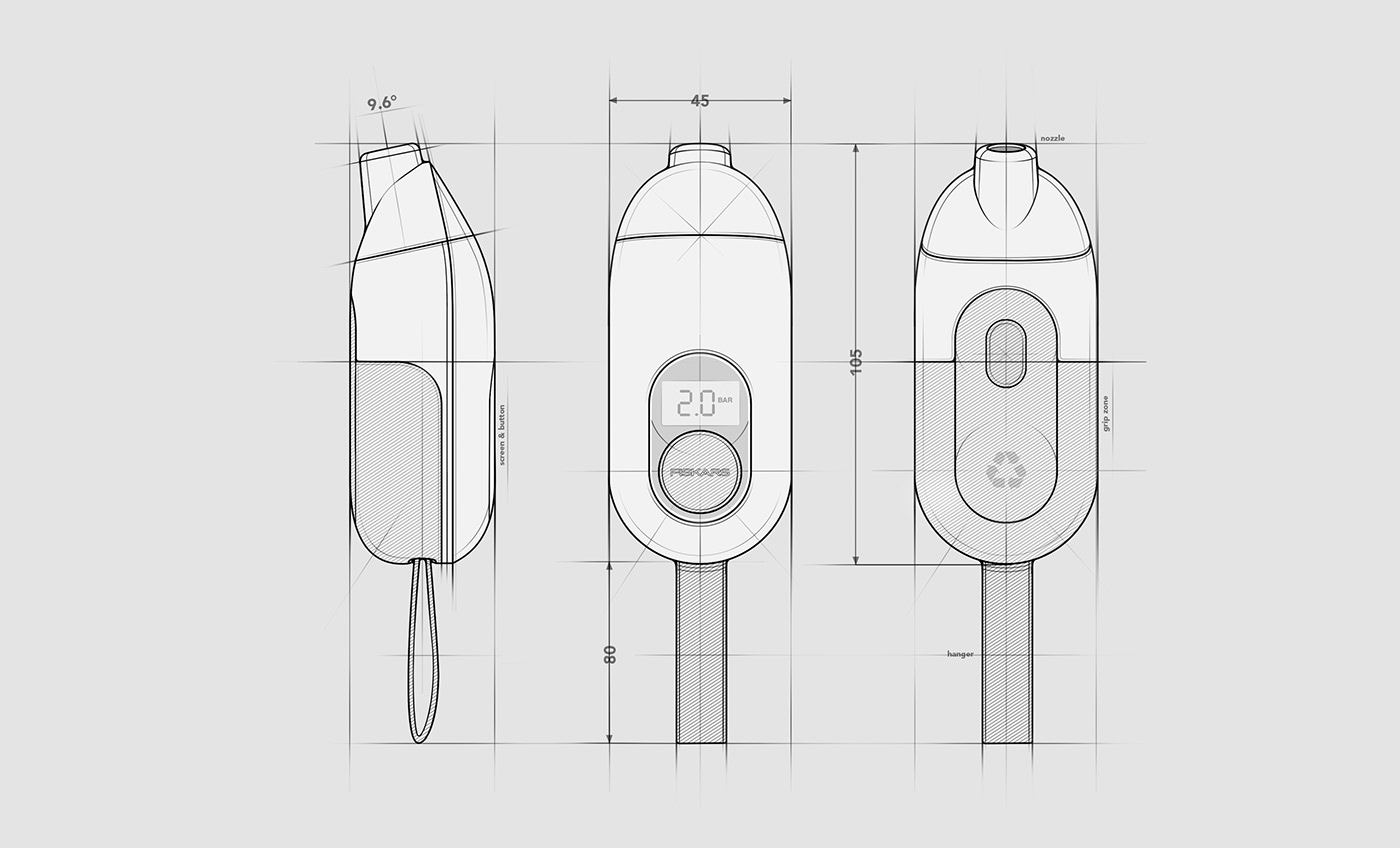 circularity Consumer device Fiskars Gauge lifecycle manufacturing measurement Produktdesign refurbishment
