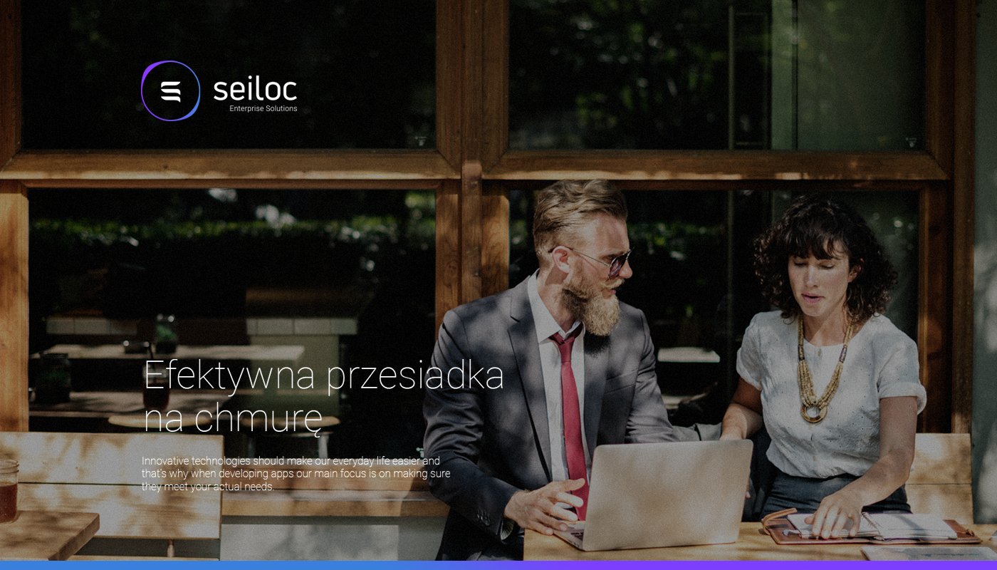 logo Website enterprise business elegant futuristic Transformation Technology wrocław warszawa