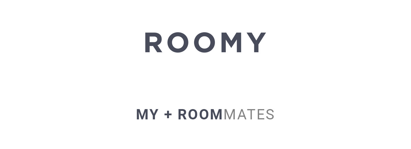 branding  iOS Android  logo Logo Design roommates roomy UI ux ux/uidailychallenge xddailychallenge
