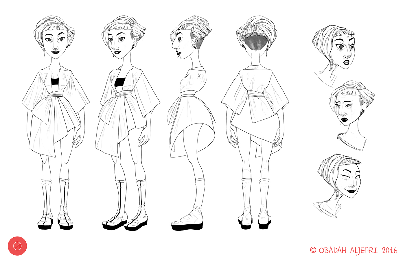 monkey boy turnarounds Lady japanese costume muscular man characters amazonian potoo gages edgy haircut Model Sheets