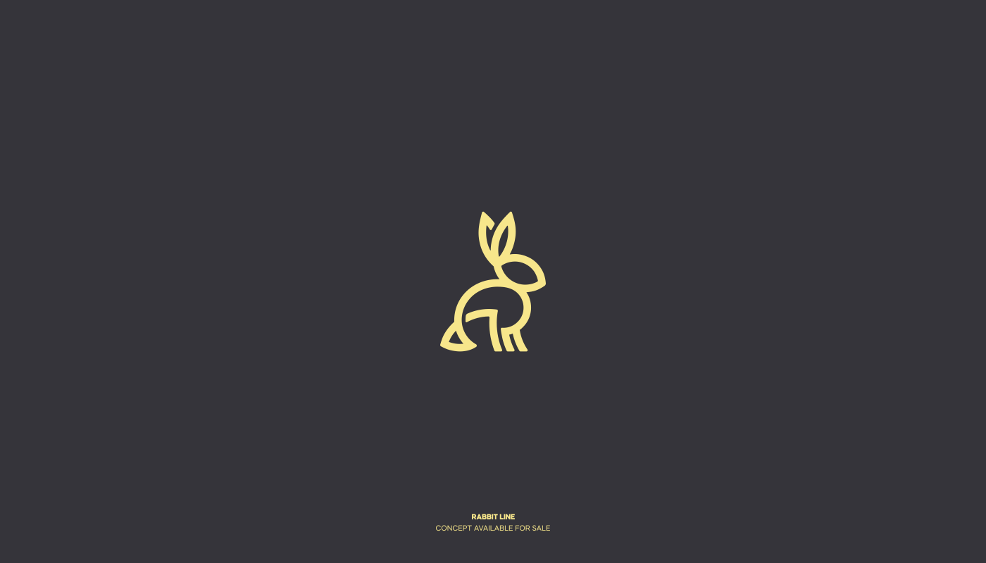 animals brand identity bunny for sale identity logo Logo Design logo for sale Logotype rabbit