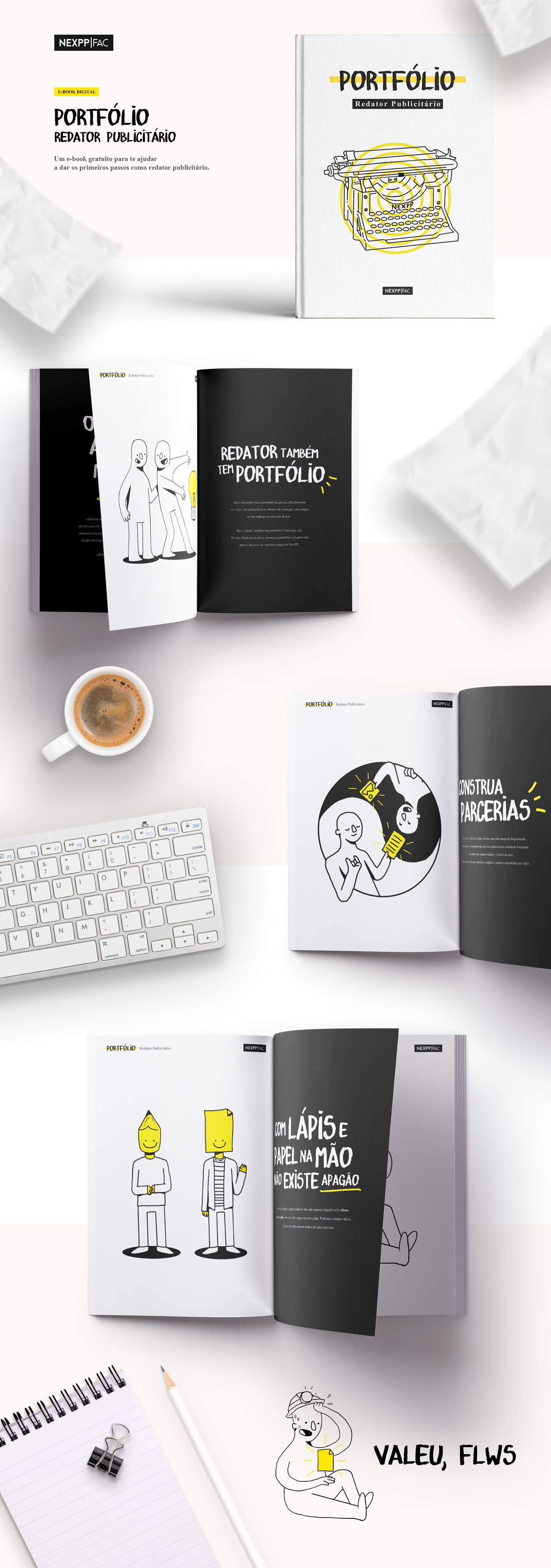 e-book Redação publicidade design portfolio dicas