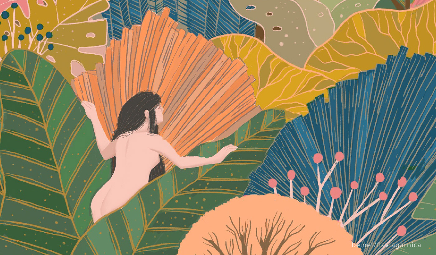 bloom Cover Book editorial flavia ilustra flourish freedom lifestyle Nature nature lover