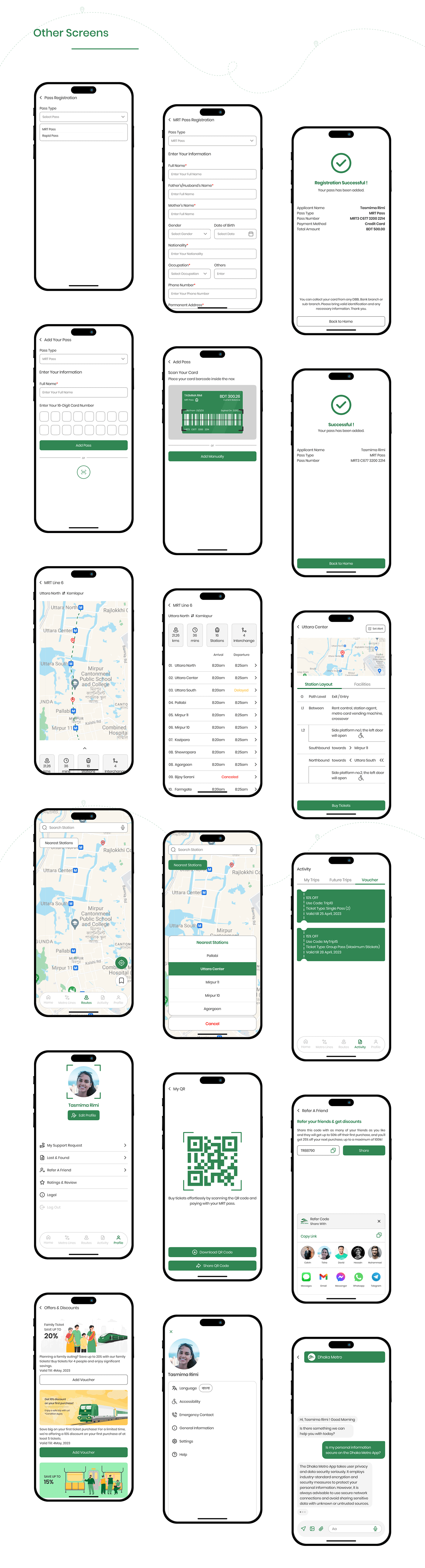 UI/UX metro Transport dhaka brand identity Case Study user experience Mobile app Travel rail