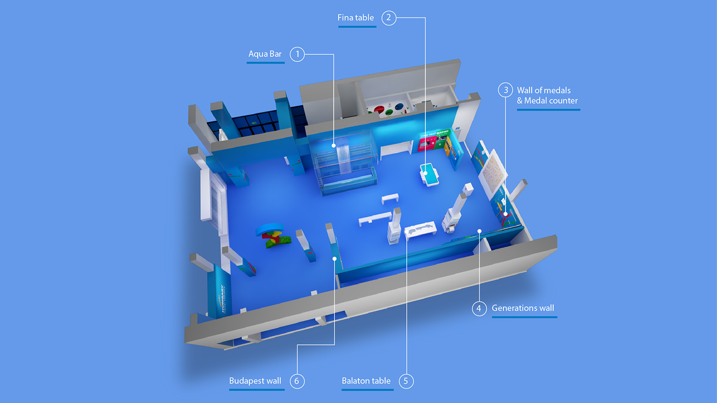 rio Exhibition  Stand EventDesign Olympics introduction interactive hungary