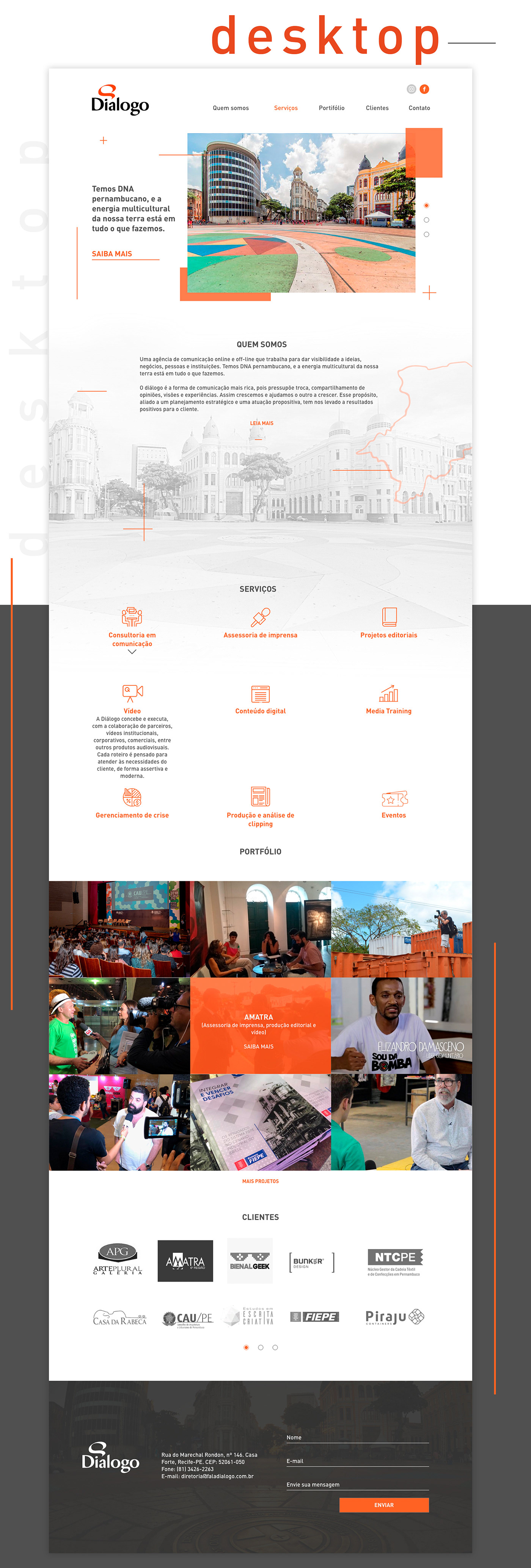 Interface UI ux site Web onepage design user Usability Experience