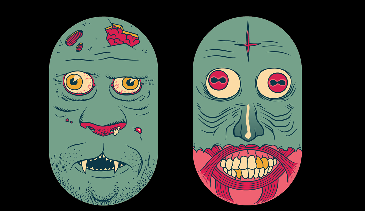 monster characters Halloween