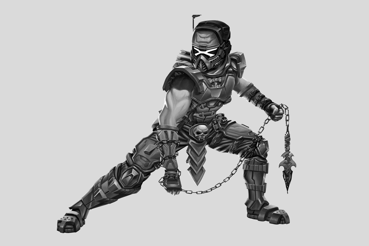 Character design  digital Digital Art  Fan Art ILLUSTRATION  mortal kombat mortalkombat Titanfall