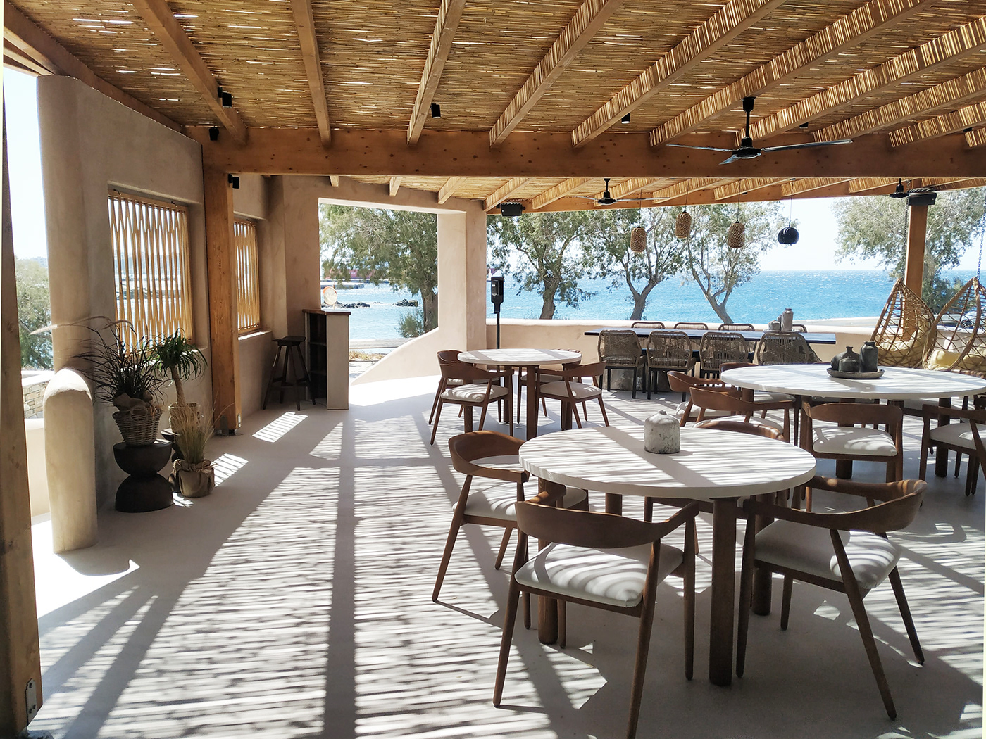 architecture cyclades Greece interior design  Island restaurant TINOS mediterranean