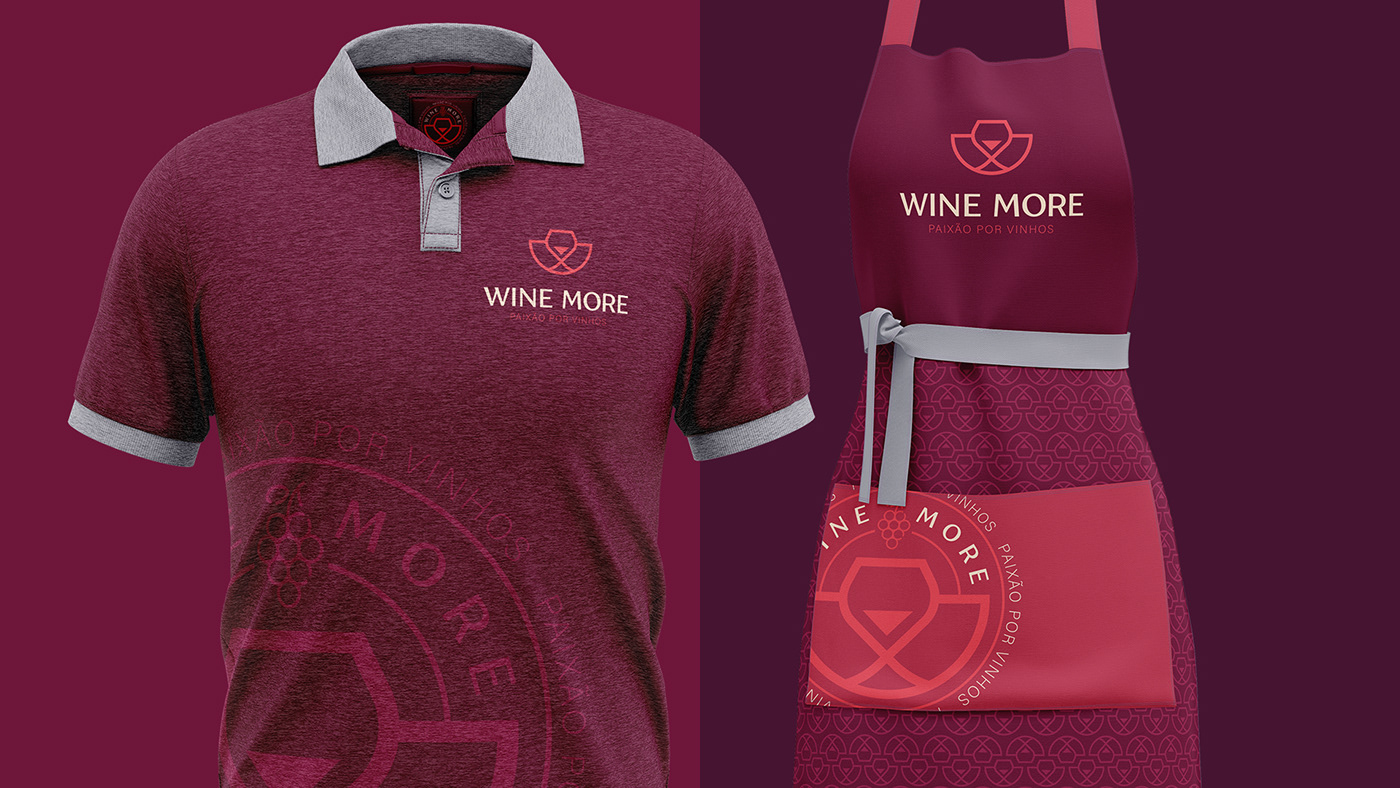 branding  design identidade visual VINHOS logo Minimalista wine