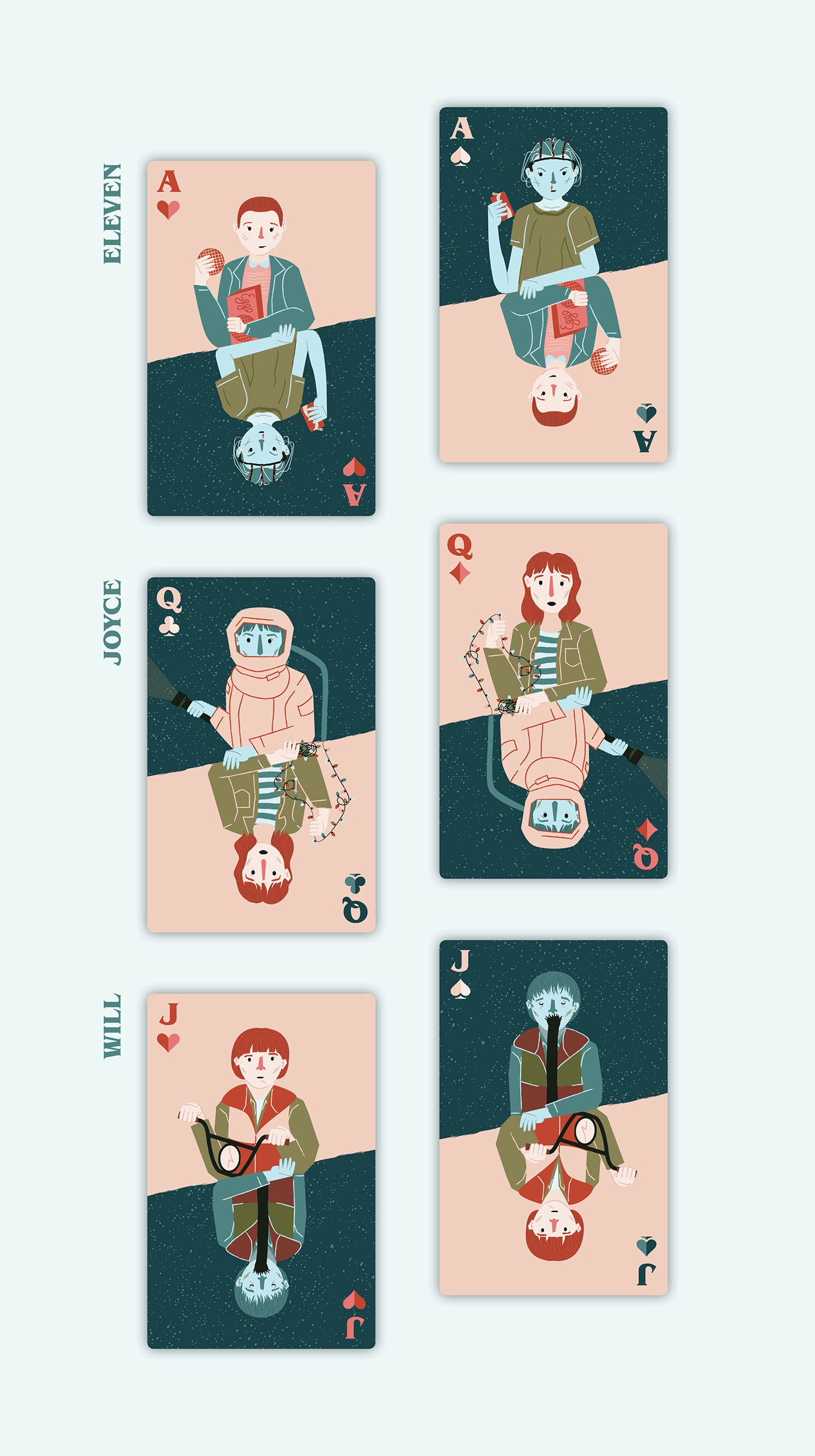 Stranger Things Playing Cards on Behance