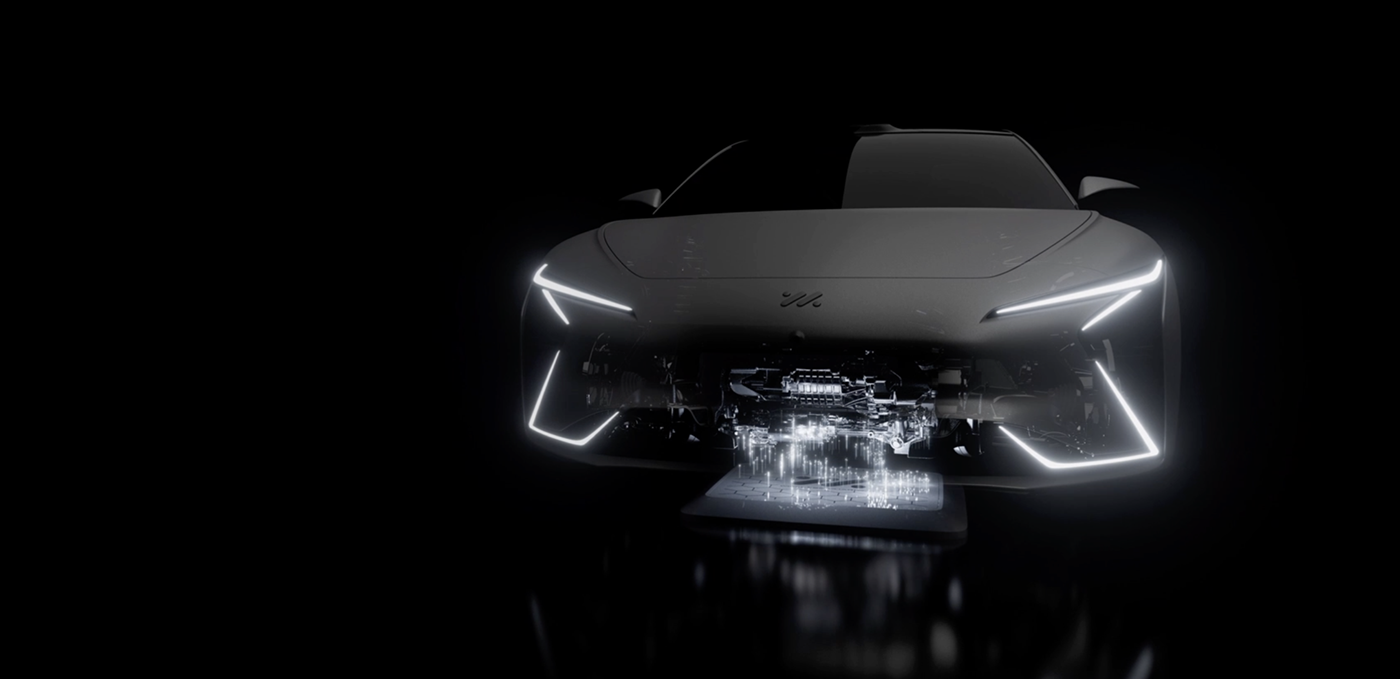 automobile car CGI exterior motion graphics  particles Render Vehicle vfx Visual Effects 