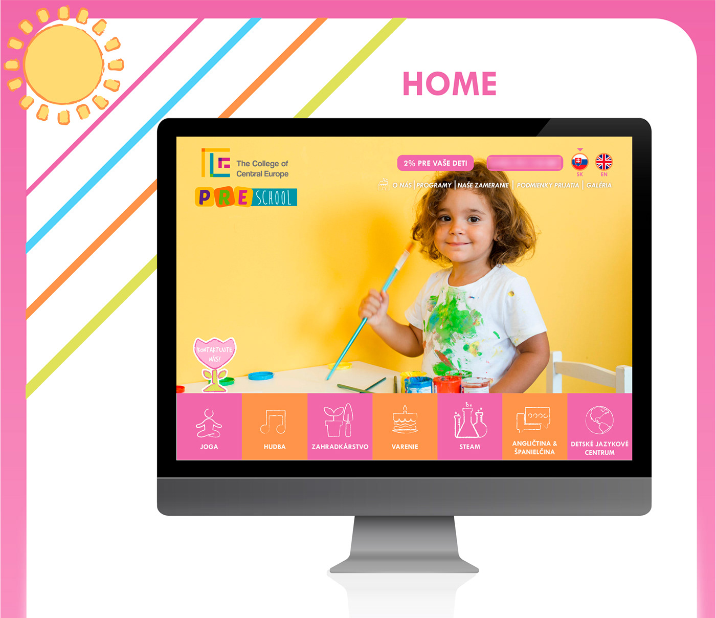 Europe Preschool slovakia Web Design  web development 