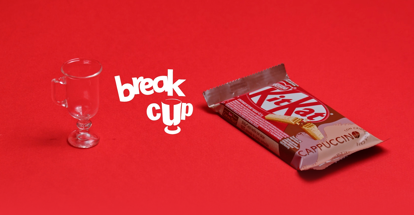 kitkat cappuccino product design  creative Advertising 