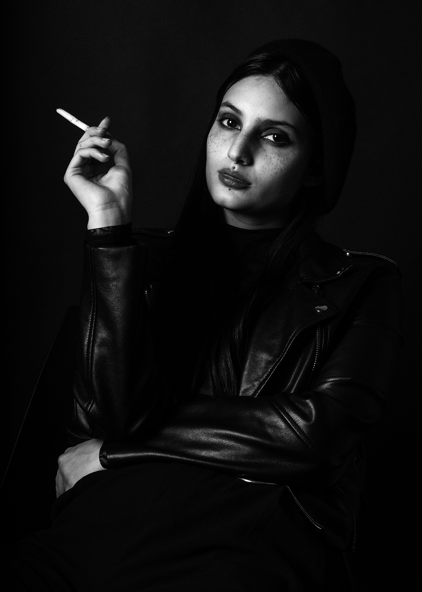 Costa Rica miguel abarca Black&white portrait model noir Fashion  fine art