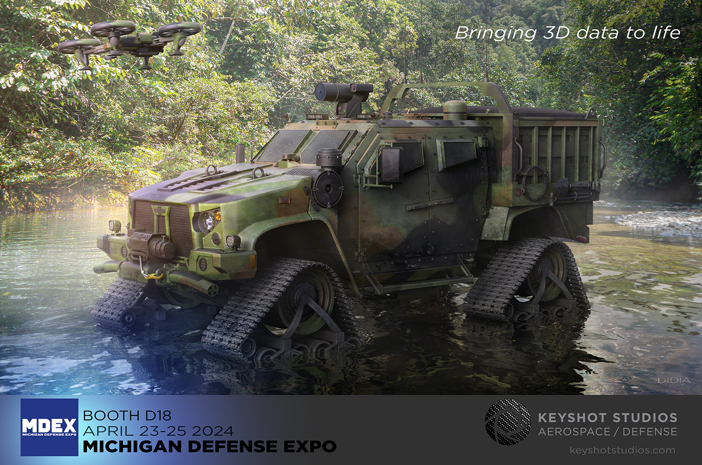 keyshot Render defense Aerospace CGI visualization storytelling   Digital Art  concept art keyshot studios