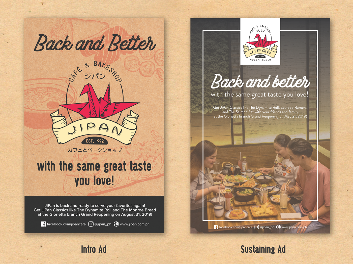 thesis branding  rebranding organic Corporate Identity japanese asian french restaurant Bakeshop logo