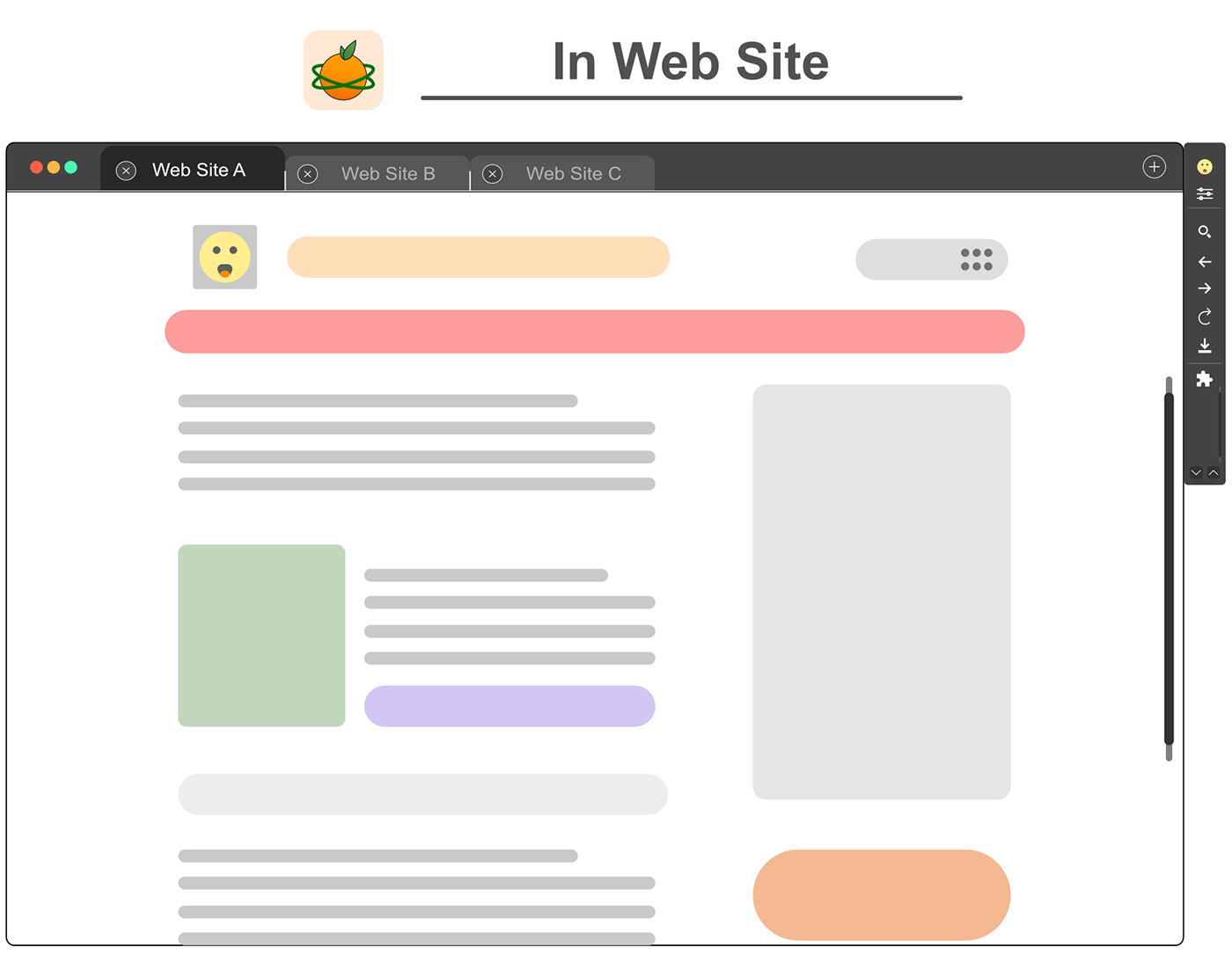 app browser UI Web