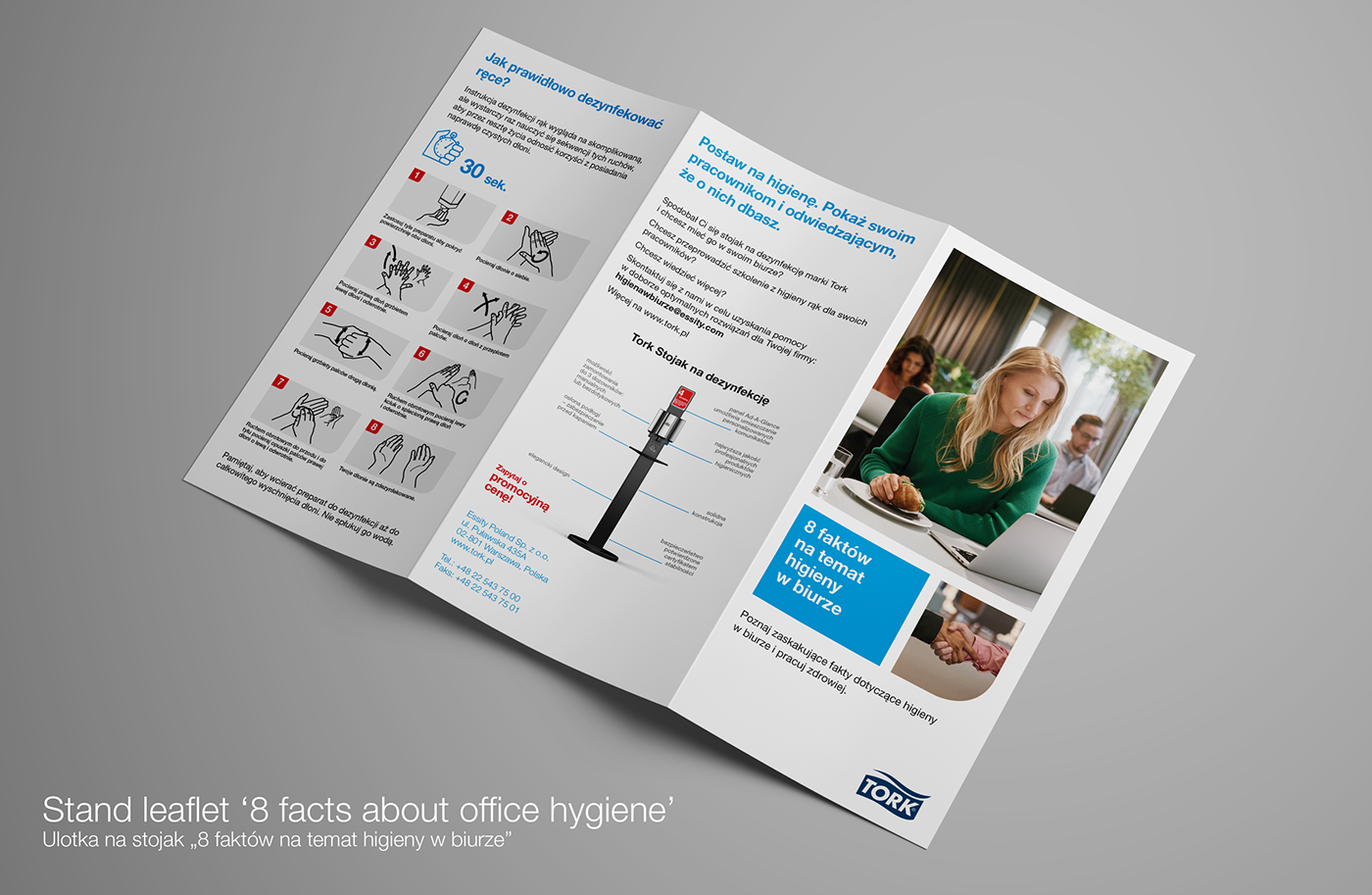 promotional campaign Tork hygiene scriba higiena kampania promocyjna Coronavirus COVid Disinfection virus
