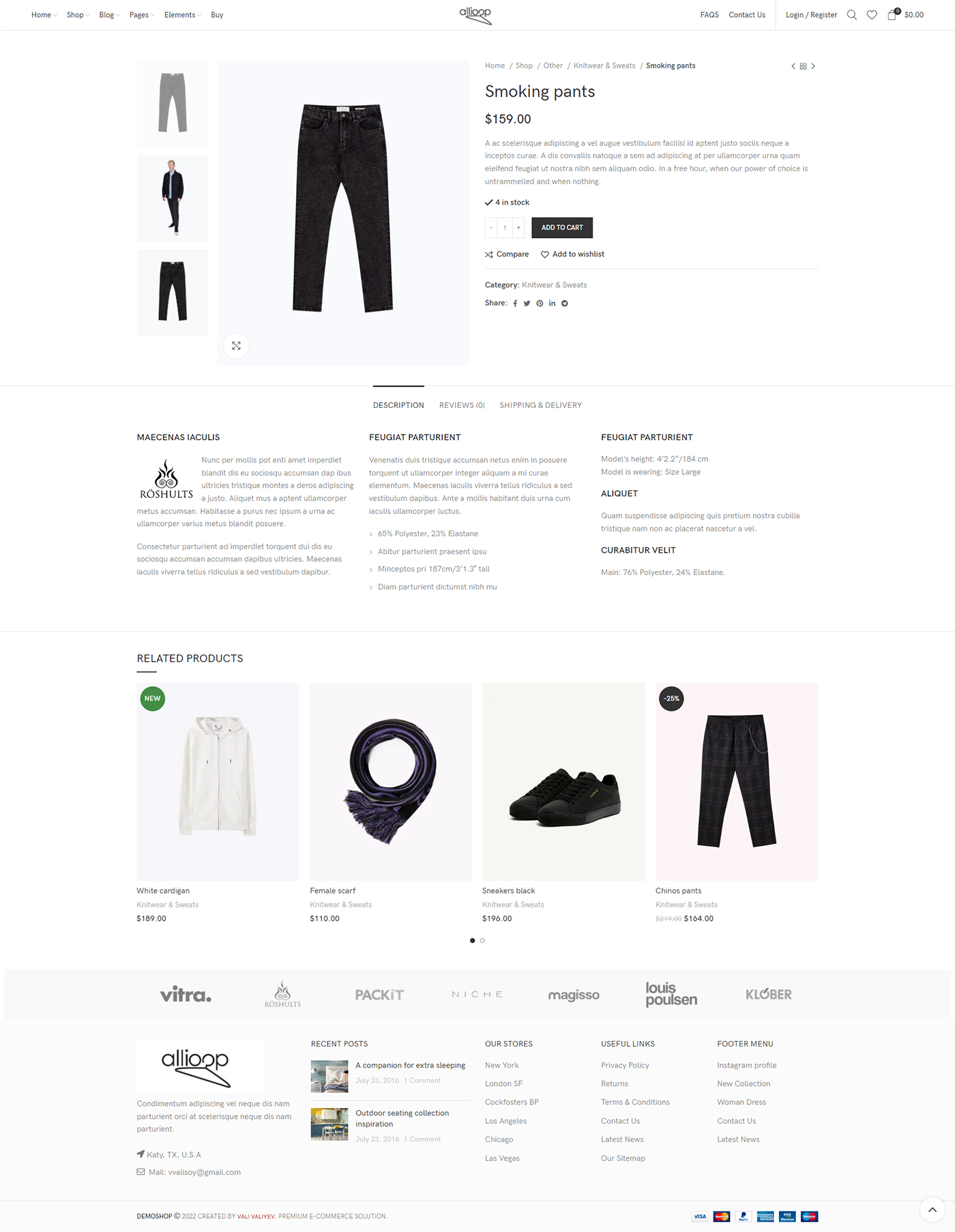 Clothing clothing brand clothing store Web Design  Wordpress Design Wordpress Website