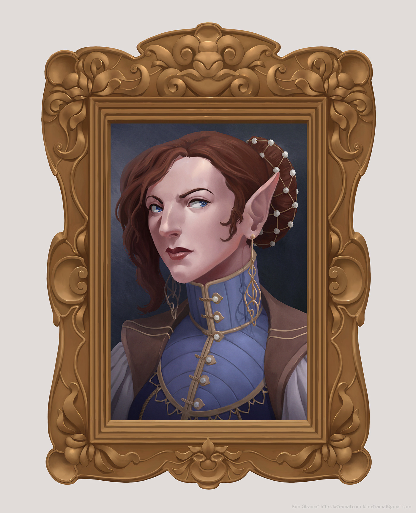 Fantasy Character Portraits On Behance